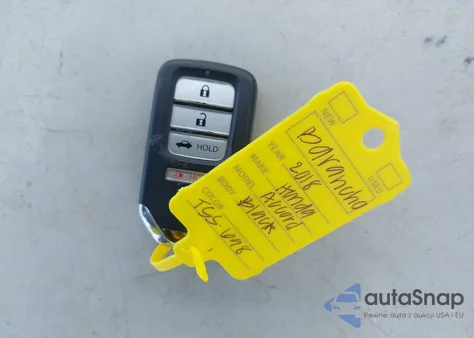 2018 Honda Accord Lx из США, поврежденный, VIN 1HGCV1F1XJA250671